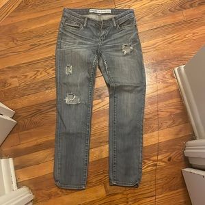 Women Charlotte Russe rip skinny jean style